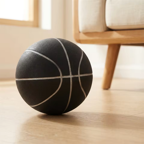 ballon basket silencieux et panier